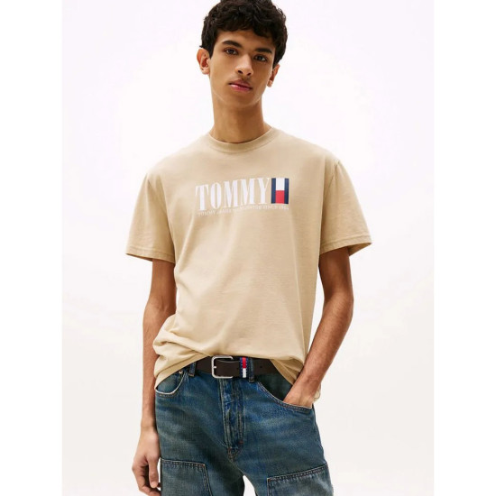 Tommy Hilfiger Ανδρική κοντομάνικη μπλούζα Logo Crew Neck T-Shirt